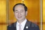 Forum à Pékin: Tran Dai Quang rencontre des dirigeants étrangers