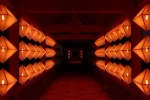 Initié en 2022, la "Fête des lumières" est proposée cette année dans le cadre du Festival de Huê afin de redonner vie au patrimoine grâce à un parcours mêlant lumière et musique avec différentes technologies et techniques de création. Photo: VietnamPlus