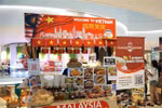 Un stand présentant les plats pho de l'entreprise Sai Gon Station. Photo : VNA