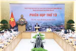 Le Premier ministre Pham Minh Chinh s’exprime lors de la 13e réunion du comité de pilotage de l’État pour les principaux projets nationaux de transport, à Hanoi, le 8 août. Photo : VNA