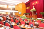 Lors du10e Plénum du 13e mandat du Parti communiste du Vietnam. Photo : VNA