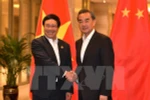 Rencontre des ministres vietnamien et chinois des Affaires étrangères