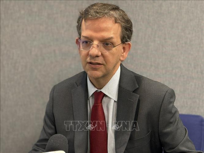 Paulo Medas, chef de la délégation de consultation et de suivi macroéconomique du Fonds monétaire international (FMI). Photo: VNA Paulo Medas.jpg