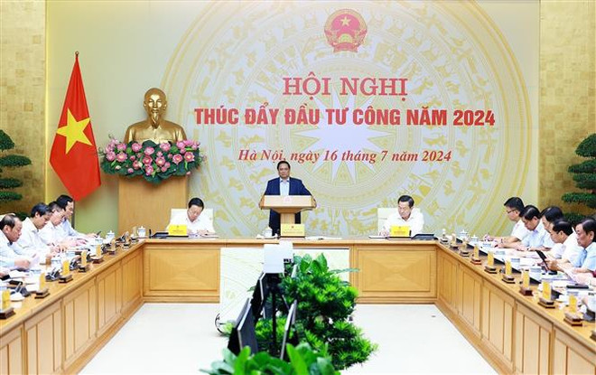 Vue de la conférence, à Hanoi, le 16 juillet. Photo : VNA conférence vna.jpg
