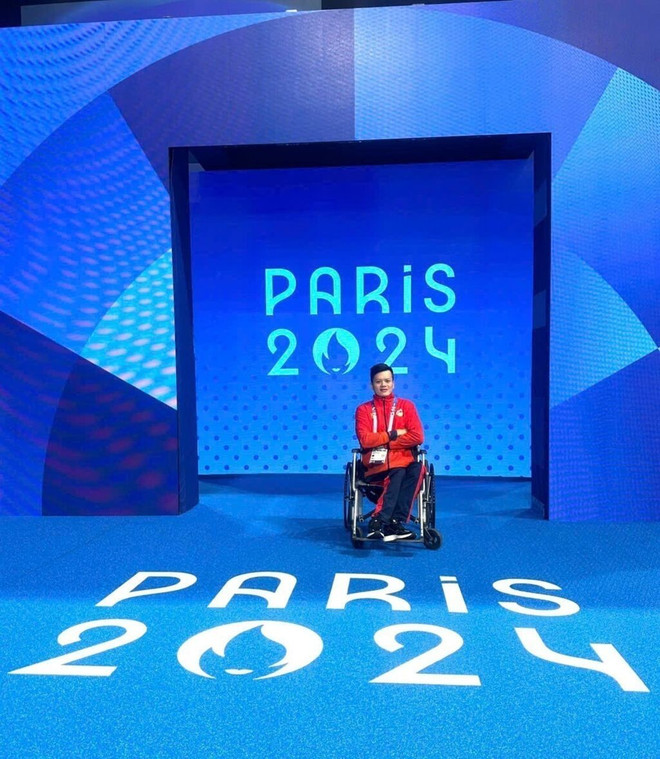 L’athlète Nguyên Khanh Minh est prêt pour les Jeux paralympiques de Paris 2024. Photo : VNA Nguyên Khanh Minh.jpg