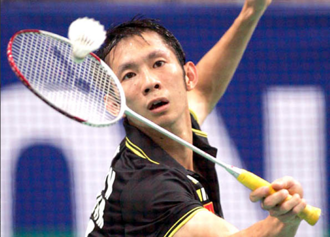 Nguyên Tiên Minh fait toujours des efforts au tournoi de badminton Vietnam Open. Nguyên Tiên Minh.png