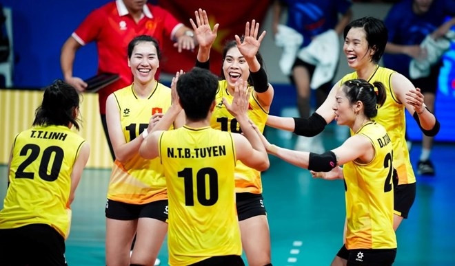 L'équipe féminine vietnamienne de volley-ball participera pour la première fois au championnat du monde après avoir participé à deux reprises à la Coupe Challenger FIVB. Photo: FIVB équipe féminine vietnamienne de volley-ball.jpg