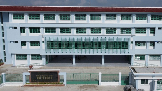 Le collège Binh Tri Dông B. Photo: VOV Le collège Binh Tri Dông B..jpg