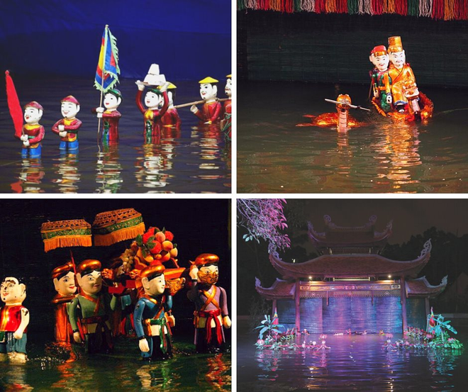 Spectacle de marionnettes sur l’eau dans le village de Dông Ngu. Photo: VOV Đồng Ngư VOV.png