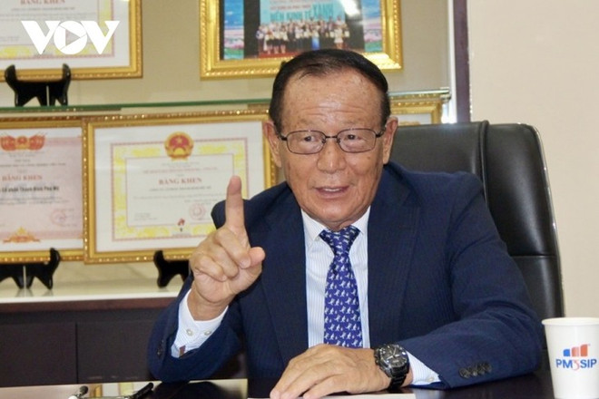 Kazama Toshio, membre du Conseil d'administration et directeur général adjoint de Phu My 3. Photo: VOV Kazama Toshio.jpg