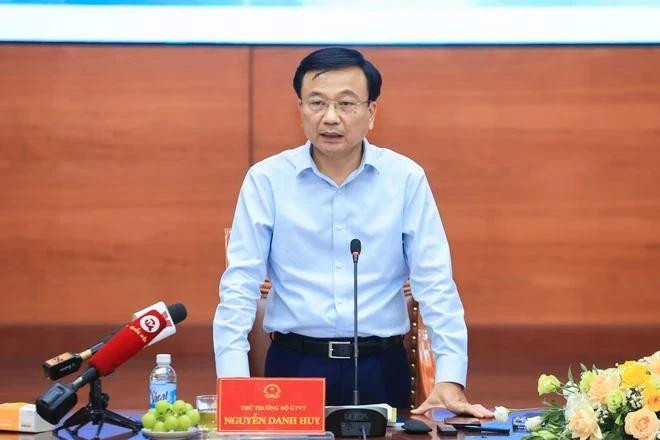 Le vice-ministre des Transports Nguyên Danh Huy. Photo : VietnamPlus Nguyen Danh Huy.webp