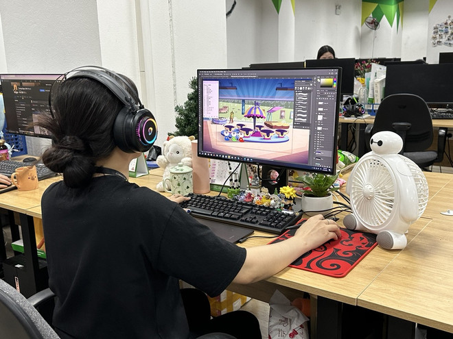 Wolfoo est un célèbre personnage de dessin animé produit et protégé par Sconnect. Photo : Vietnamnet Wolfoo.jpg