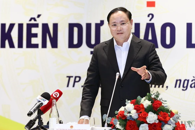 Le vice-ministre des Ressources naturelles et de l'Environnement, Lê Minh Ngân. Photo: VOV Lê Minh Ngân.png