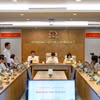 La conférence de presse mensuelle du ministère des Sciences et des Technologies. Photo: VietnamPlus