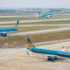 Des avions de Vietnam Airlines. Photo: VNA