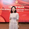 Trân My, directrice du Réseau vietnamien d’innovation en France (VINEU France) et présidente de l’Association des jeunes entrepreneurs vietnamiens en Europe (VYBE). Photo: VNA