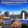 L’ambassadeur du Vietnam en Allemagne, Nguyên Dac Thanh, s'exprime lors de la cérémonie. Photo: VNA