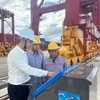 Installation et mise en service d’un système d’observation des navires à l’accostage au port de Chu Lai. Photo: VNA
