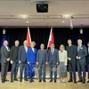 Délégués vietnamiens et autrichiens. Photo: VNA