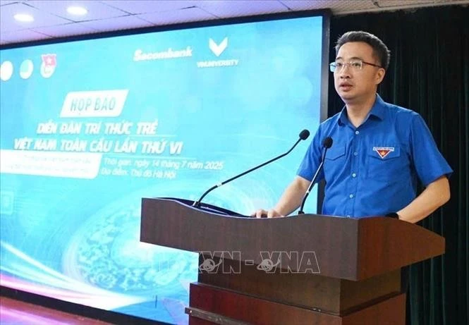 Nguyen Tuong Lam, secrétaire du Comité central de l’Union de la jeunesse et président de l’Association des jeunes vietnamiens. Photo : VNA. 