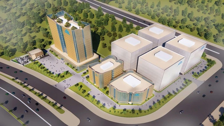 CMC Hyperscale DC SHTP est un centre de données hyperscale situé à l'entrée est de Ho Chi Minh-Ville. Photo : Vietnamnet.