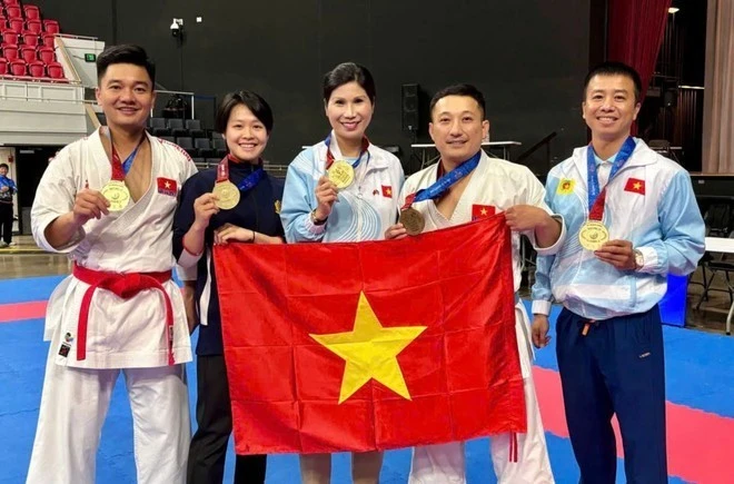Le Vietnam décroche 15 médailles d’or aux Jeux mondiaux des policiers et pompiers 2025. Photo : anninhthudo.