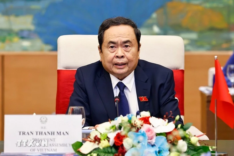 Le président de l’Assemblée nationale, Tran Thanh Man. Photo : VNA. 