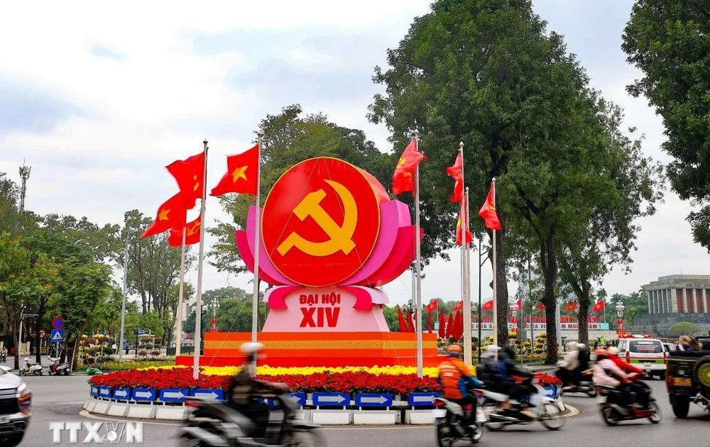 Le XIVe Congrès national du Parti n’est pas seulement un événement politique majeur, mais également une vaste activité politique de portée nationale, marquant un jalon ouvrant une nouvelle ère de développement pour le pays. Photo : VNA.