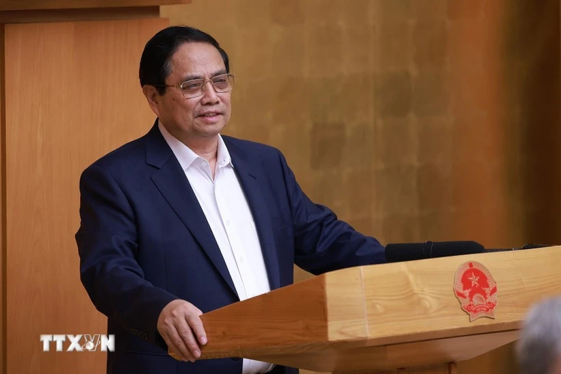 Le Premier ministre Pham Minh Chinh. Photo : VNA. 