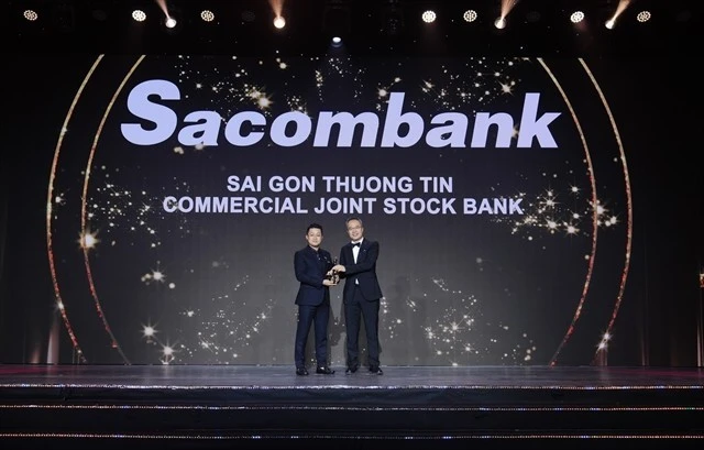 Sacombank a été reconnue « Meilleure entreprise où travailler en Asie en 2025 » par HR Asia pour la cinquième année consécutive. (Photo : Sacombank) 