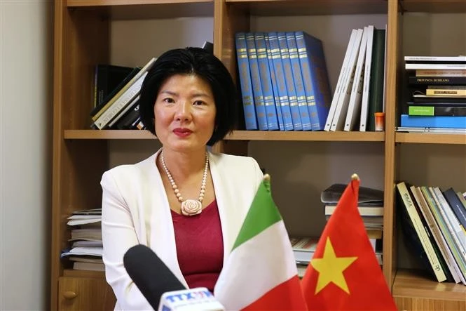 Duong Phuong Thao, conseillère commerciale du Vietnam en Italie. Photo : VNA. 
