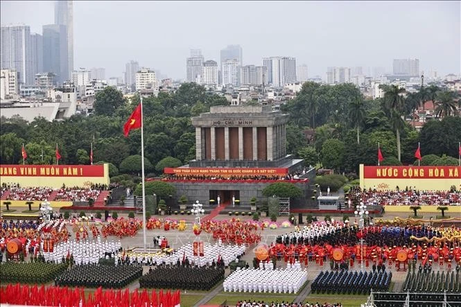 Panorama de la répétition générale. Photo: VNA 