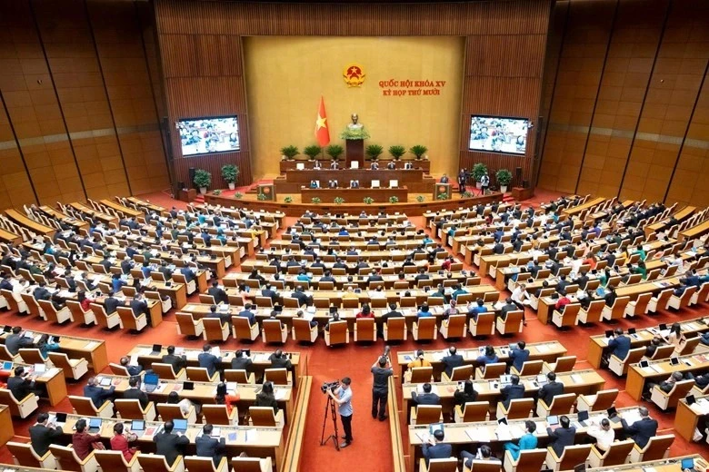 L'Assemblée nationale examine le 31 octobre des lois en matière de défense et de cybersécurité. Photo : VNA.