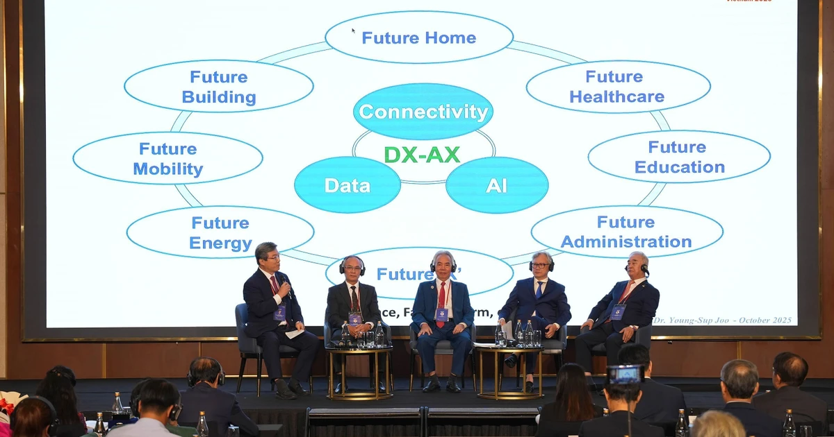 Le forum CICON ASEAN 5+ 2025 sur le thème "L'ère de l'IA : stratégie d'innovation économique de la République de Corée, du Vietnam et de l'ASEAN 5+" s'est tenu les 22 et 23 octobre à Hô Chi Minh-Ville. Photo: VNA 