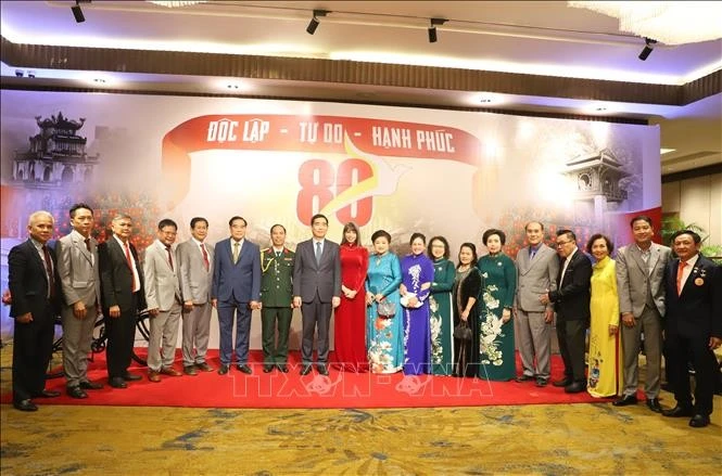 Cérémonie à Bangkok célébrant le 80ᵉ anniversaire de la Fête nationale vietnamienne. Photo: VNA 
