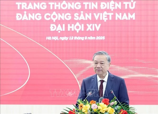 Le secrétaire général du Parti communiste du Vietnam To Lam. Photo : VNA 