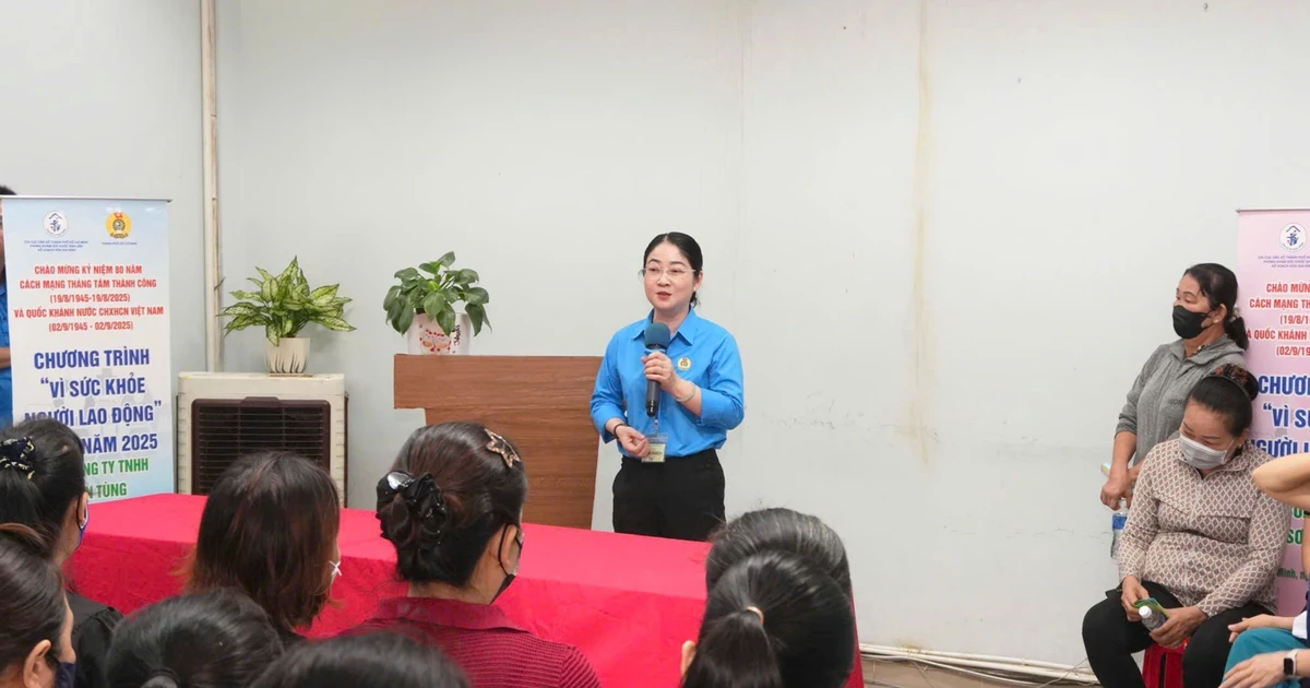 Nguyen Kim Loan, vice-présidente de la Fédération du travail de Ho Chi Minh-Ville. Photo : VNA.