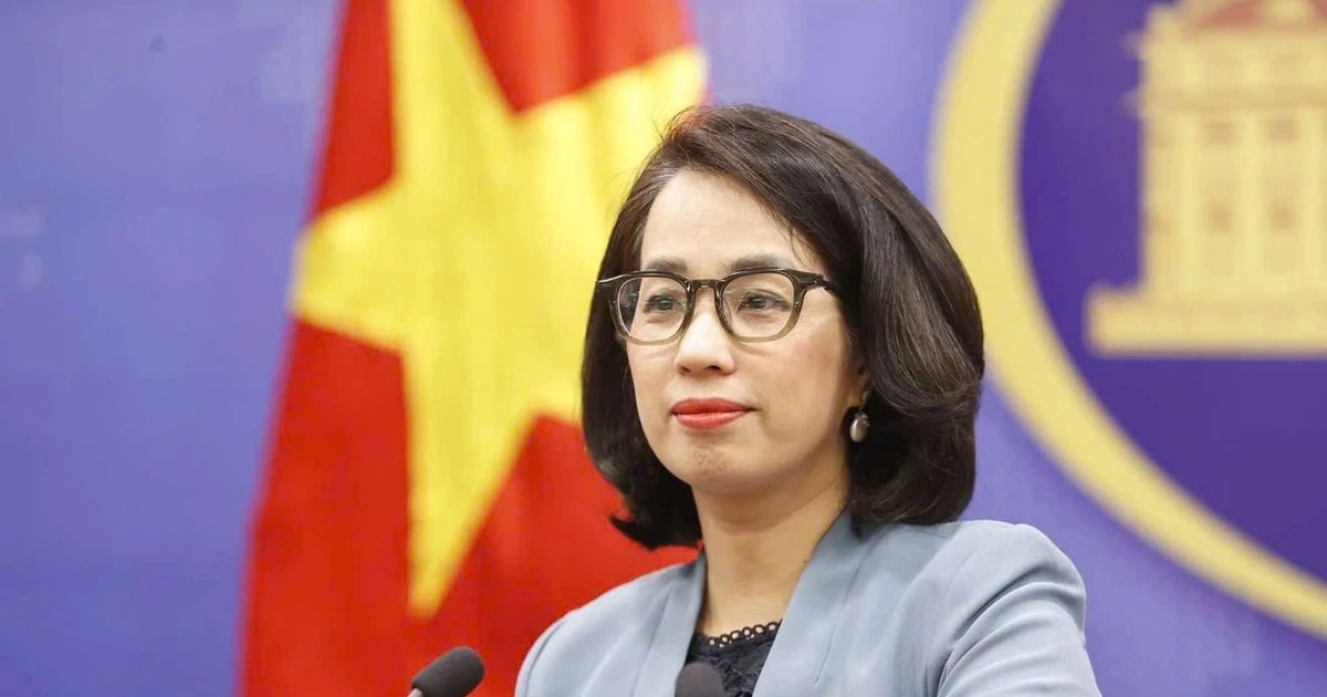 La porte-parole du ministère des Affaires étrangères, Pham Thu Hang. Photo : ministère des Affaires étrangères. 