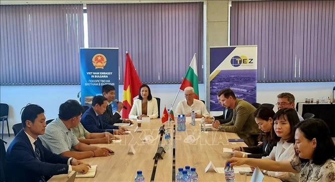 Des délégués à la rencontre d'affaires Vietnam-Bulgarie. Photo : VNA. 