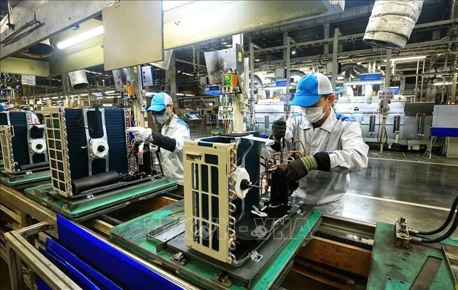 L'industrie manufacturière est un pilier de la croissance industrielle. Photo : VNA 