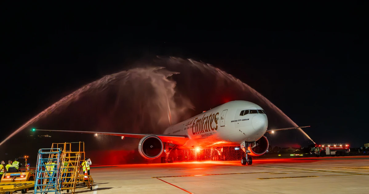 Les vols d'Emirates vers Da Nang attirent de nombreux passagers étrangers, notamment ceux en provenance des pays riches. Photo : Sun Group. 