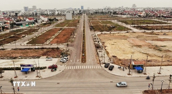 Un coin de la zone urbaine du sud de l'ancienne province de Bac Giang (aujourd'hui province de Bac Ninh). Photo : VNA. 
