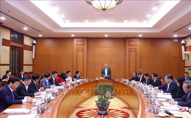 Panorama de la séance de travail. Photo : VNA.