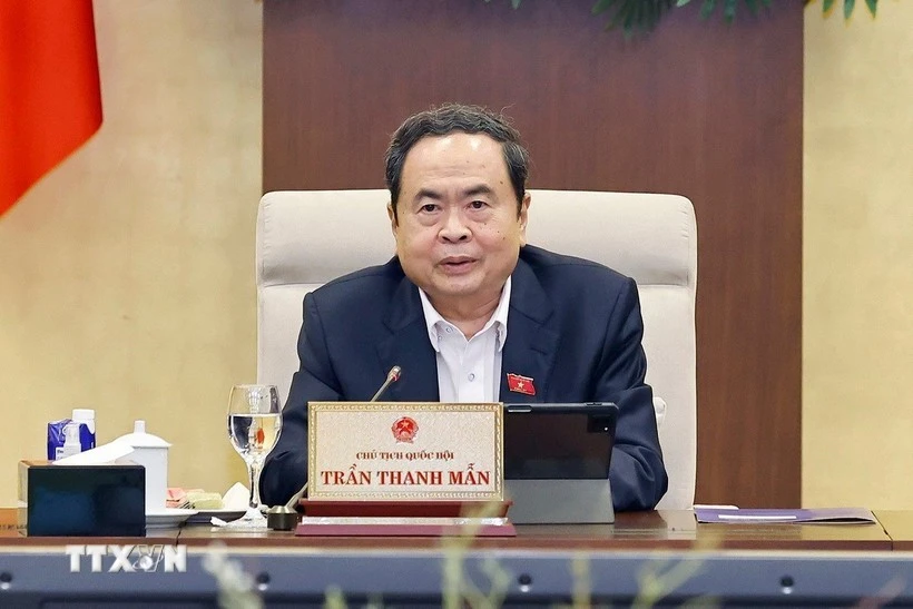 Le président de l’Assemblée nationale, Tran Thanh Man. Photo : VNA.
