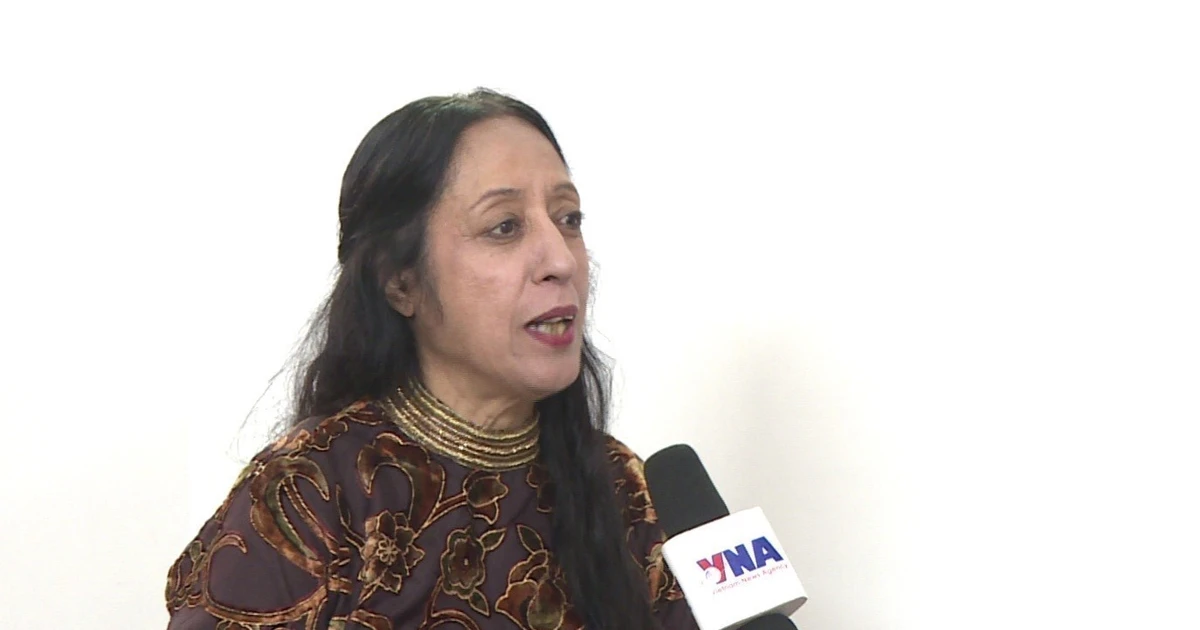La professeure Reena Marwah, de l’Université de Delhi et secrétaire générale de l’Association des spécialistes de l’Asie. Photo : VNA.
