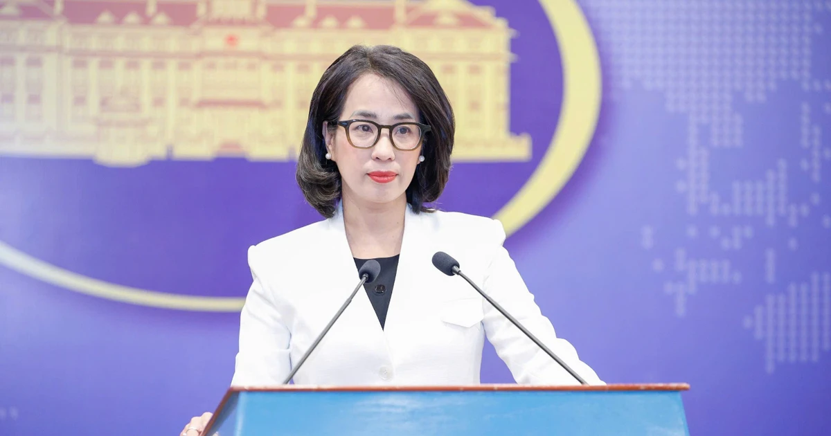 La porte-parole du ministère vietnamien des Affaires étrangères Pham Thu Hang. Photo : VNA.