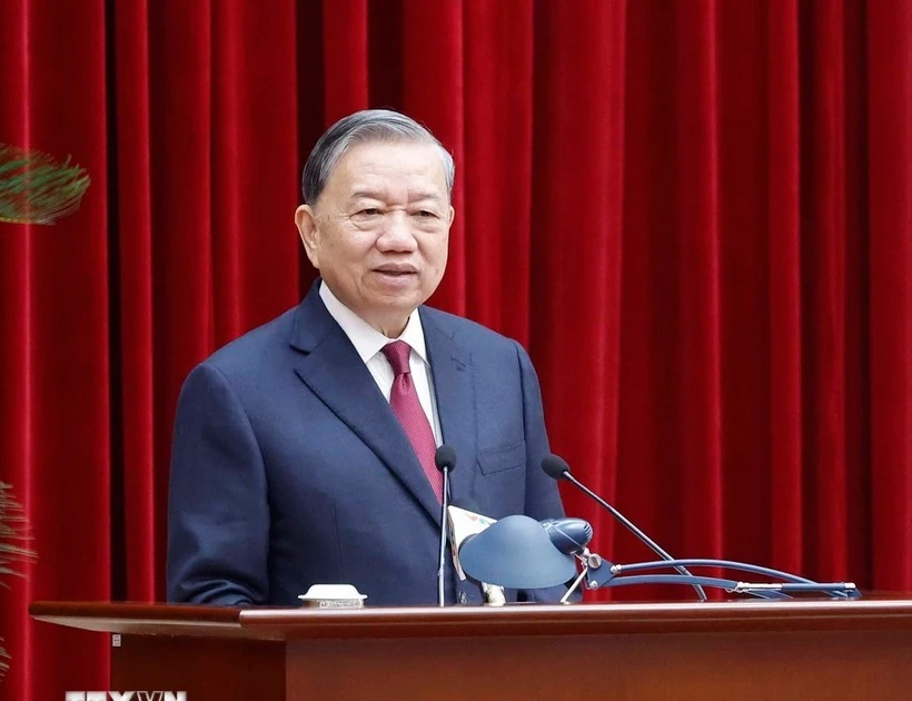 Le secrétaire général du Comité central du Parti communiste du Vietnam (PCV), Tô Lâm. Photo: VNA 