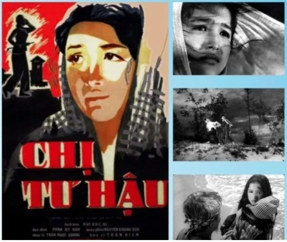 Affiche du film Chi Tu Hâu (Madame Tu Hâu), une œuvre exemplaire du cinéma révolutionnaire vietnamien. Photo : baovanhoa.
