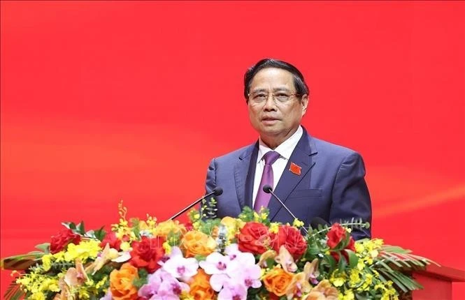 Le membre du Politburo et secrétaire du Comité du Parti du gouvernement et Premier ministre Pham Minh Chinh. Photo : VNA. 