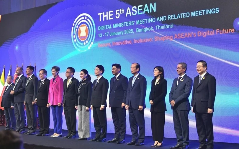 Délégués participant à la 5e réunion des ministres du Numérique de l’ASEAN (ADGMIN), à Bangkok, en Thaïlande. Photo: viettimes.vn